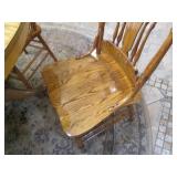 Gorgeous wood round pedestal dining...