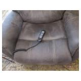Beautiful rustic Jean tone recliner...