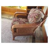 Wicker Rattan patio club chair with...