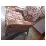 Wicker Rattan patio club chair with...