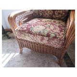 Wicker Rattan patio club chair with...