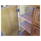 Stunning wood royal armoire with dr...