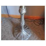 Heavy Metal floor lamp with hand pa...
