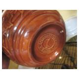 Stoneware crocks, glass bakeware an...