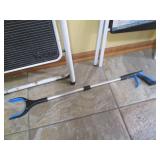 Assorted size step stools and a hel...