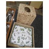 Wooden Silverware drawer organizer ...