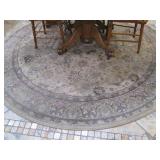 Large round neutral tone 6-7ft area...