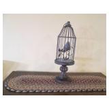 Very Heavy Bird in a pedestal Cage ...