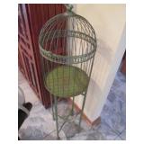 Metal decorative pedestal Birdcage ...
