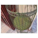 Metal decorative pedestal Birdcage ...