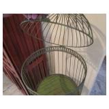 Metal decorative pedestal Birdcage ...