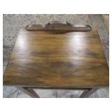 Vintage wood telephone stand with u...