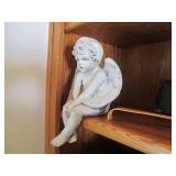 Elegant wood, Cherub and greenery d...
