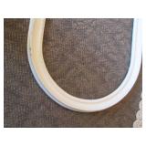12in Decorative metal box, painted ...