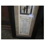 26x32 Ornately framed Floral wall a...