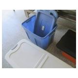Misc storage totes and misc lids...