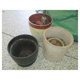Stoneware and plastic. outdoor plan...