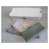 Under bed storage tote and misc wov...
