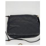 Chanel Black Quilted Leather Shoulder Bag - Gold CC Turn-Lock - Made in Italy