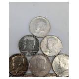 1964 Kennedy Half Dollars - 90% Silver - Group of US Coins