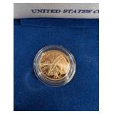 United States Mint Constitution Coins - Silver Dollar & Five Dollar Gold Coin Set (1987)
