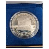 United States Mint Constitution Coins - Silver Dollar & Five Dollar Gold Coin Set (1987)