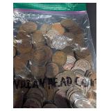 Indian Head Cent Coins 200 PC - U.S. One Cent Penny Assortment for Collectors