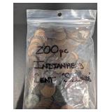 200 Mixed Date Indian Head Penny's