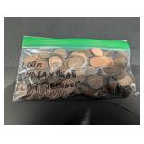 200 Mixed Date Indian Head Penny's
