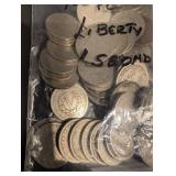 100 Mixed Date And Condition Liberty Nickels