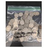 100 Mixed Date And Condition Liberty Nickels
