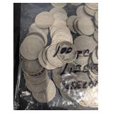 100 Mixed Date And Condition Liberty Nickels