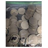 100 Mixed Date And Condition Liberty Nickels