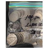 100 Mixed Date And Condition Liberty Nickels