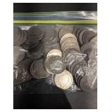 100 Mixed Date And Condition Liberty Nickels
