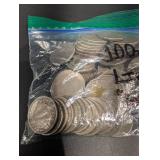 100 Mixed Date And Condition Liberty Nickels