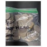 100 Mixed Date And Condition Liberty Nickels