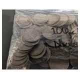 100 Mixed Date And Condition Liberty Nickels