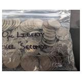 100 Mixed Date And Condition Liberty Nickels