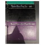 United States Mint Proof Sets - 1974(2), 1977, 1989(2), 1995 (6 sets)
