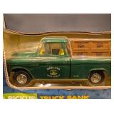 John Deere 1955 Pickup Truck Bank - 1/25 Scale No. 105 Midland Implement
