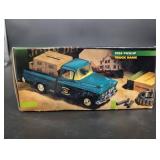 John Deere 1955 Pickup Truck Bank - 1/25 Scale No. 105 Midland Implement