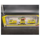M2 Machines Enjoy Mello Yello 1960 VW Double Cab & Microbus Deluxe Model Set TW05