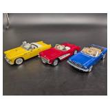 Diecast Model Cars (Lot of 3) - Ford Mustang 289 & Fuel Injection Markings