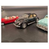 5-Piece Vintage Classic Model Cars Miniature Vehicle Assortment for Collectors