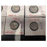 Jefferson Nickel Collection 1941S 1951S 1957S 1959D 1982D & 2024P/D