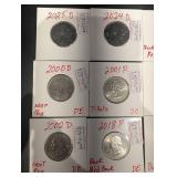 United States Quarter Dollar Coin Assortment - (12) 2025D 2024D 2002P 2000D