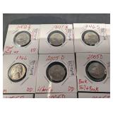 Jefferson Nickel 2005 P/D & 2023D Proof Assortment (15 Coins) With Handwritten Notes