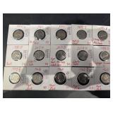 Assorted Jefferson Nickel Error Coins - 1954S, 1961D, 1980D, 1998P, 2011D