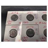 Jefferson Nickel Variety/Error Coin Assortment (15) 1960-2021 D/P